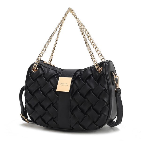 MKF Solari Braided Chain Shoulder Bag by Mia K - p3 Boutique
