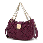 MKF Solari Braided Chain Shoulder Bag by Mia K - p3 Boutique
