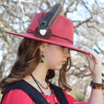 Multi - Colored Turquoise and Wood Earrings - p3 Boutique
