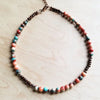 Multi - Colored Turquoise Collar Length Necklace - p3 Boutique