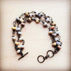 'Natural Agate triple strand bracelet - p3 Boutique