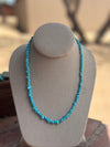 Navajo Kingman Turquoise Beaded Necklace 18 inch - p3 Boutique