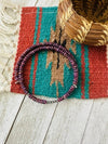 Navajo Purple Spiny & Sterling Silver Beaded Wrap - p3 Boutique