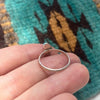 Navajo Single Stone Turquoise & Stamped Sterling S - p3 Boutique
