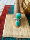 Navajo Sonoran Mountain Turquoise & Sterling Silve - p3 Boutique