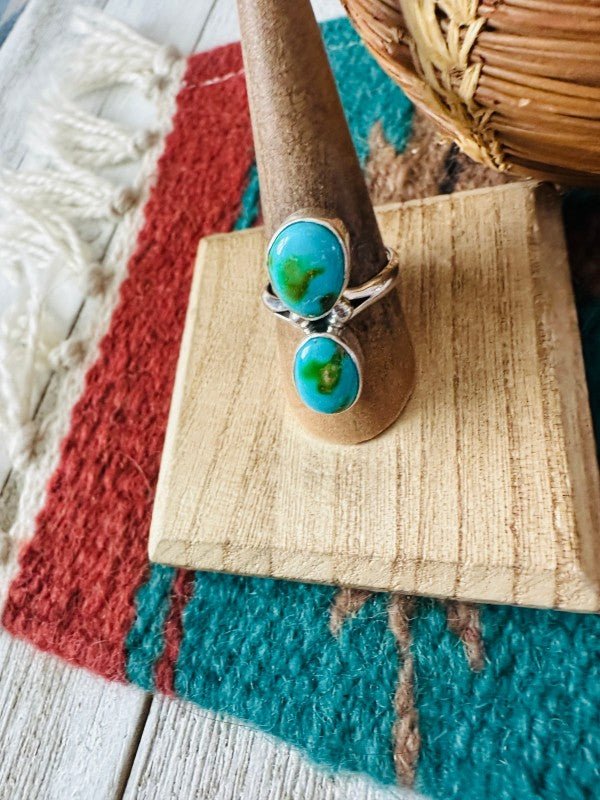 Navajo Sonoran Mountain Turquoise & Sterling Silve - p3 Boutique