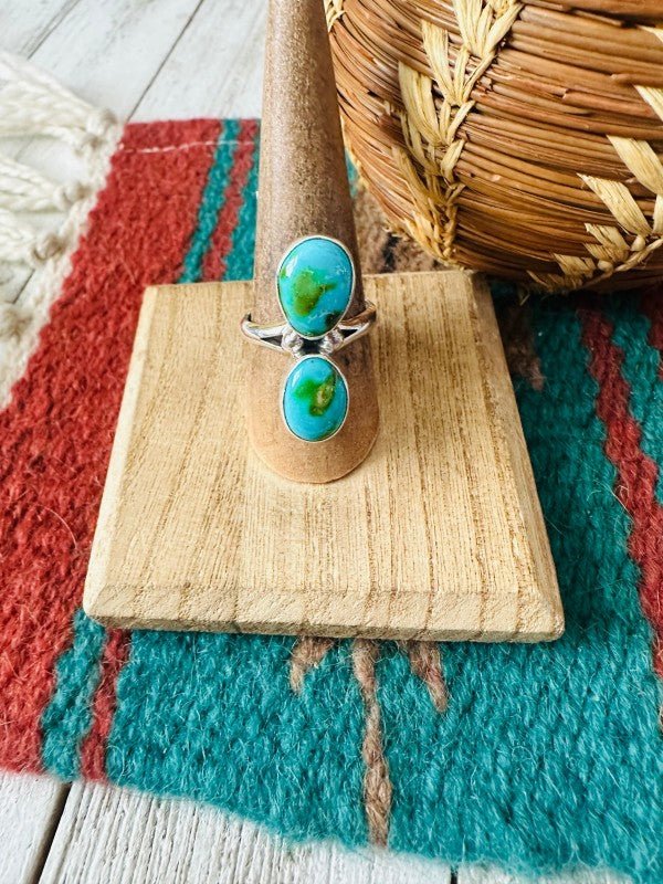 Navajo Sonoran Mountain Turquoise & Sterling Silve - p3 Boutique