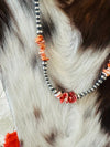 Navajo Sterling Silver & Spiny Oyster Beaded 20” N - p3 Boutique