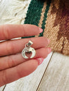 Navajo Turquoise & Sterling Silver Mini Naja Penda - p3 Boutique