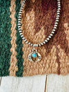 Navajo Turquoise & Sterling Silver Mini Naja Penda - p3 Boutique