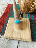Navajo Turquoise & Sterling Silver Ring - p3 Boutique