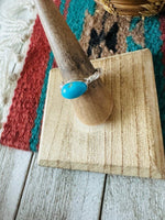 Navajo Turquoise & Sterling Silver Ring - p3 Boutique