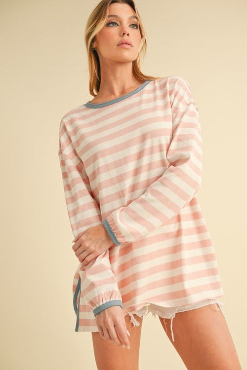 Onida Stripe Top - p3 Boutique