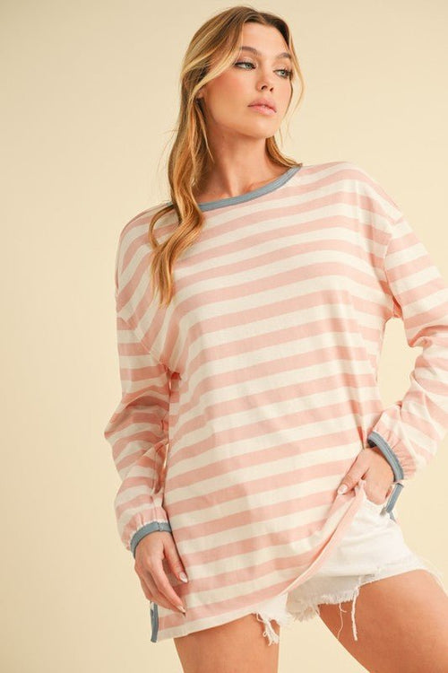 Onida Stripe Top - p3 Boutique