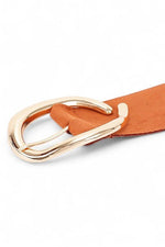 Oversize Buckle Faux Suede Belt - p3 Boutique