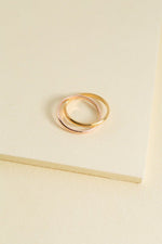 Pair Up Ring (14K Gold & Rose Gold) - p3 Boutique