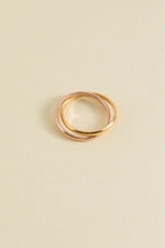 Pair Up Ring (14K Gold & Rose Gold) - p3 Boutique