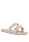 Pearla Faux Pearl Detail Jelly Flats - p3 Boutique