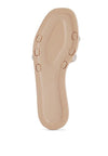 Pearla Faux Pearl Detail Jelly Flats - p3 Boutique