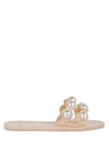 Pearla Faux Pearl Detail Jelly Flats - p3 Boutique