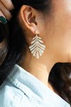 Petite Palm Earrings - Seashell - p3 Boutique