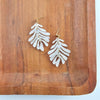 Petite Palm Earrings - Seashell - p3 Boutique