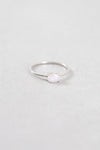 Pink Shimmer Ring Silver - p3 Boutique