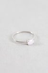 Pink Shimmer Ring Silver - p3 Boutique