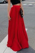 Pleated maxi skirt - p3 Boutique