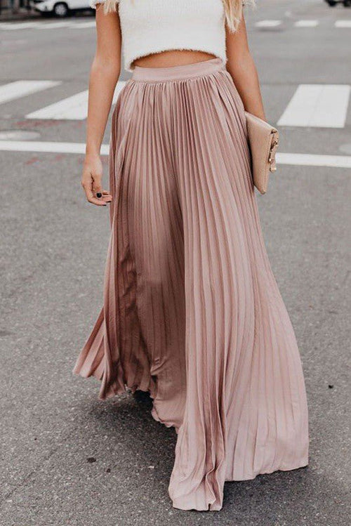 Pleated maxi skirt - p3 Boutique