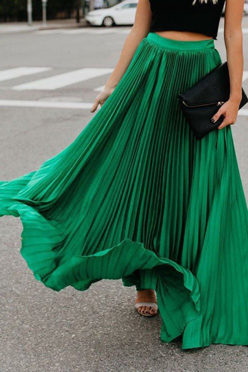 Pleated maxi skirt - p3 Boutique