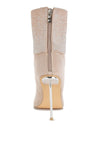 Podstar Rhinestones Embellished Foldover Boots - p3 Boutique