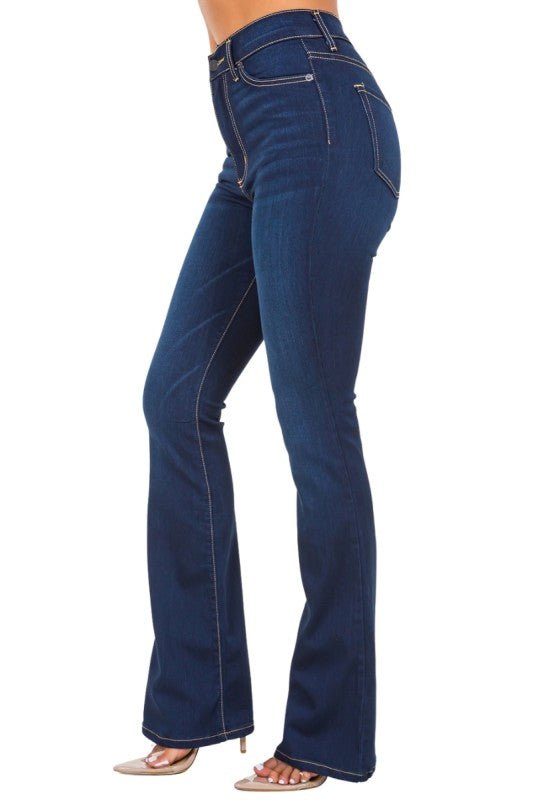 Raylene Boot Cut Jean in Dark Denim - p3 Boutique