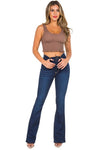 Raylene Boot Cut Jean in Dark Denim - p3 Boutique