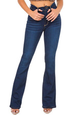 Raylene Boot Cut Jean in Dark Denim - p3 Boutique