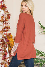 Reversed Stitched Hi Low Tunic - p3 Boutique
