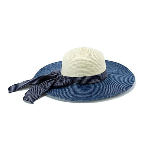 RIBBON BAND STRAW HAT - p3 Boutique
