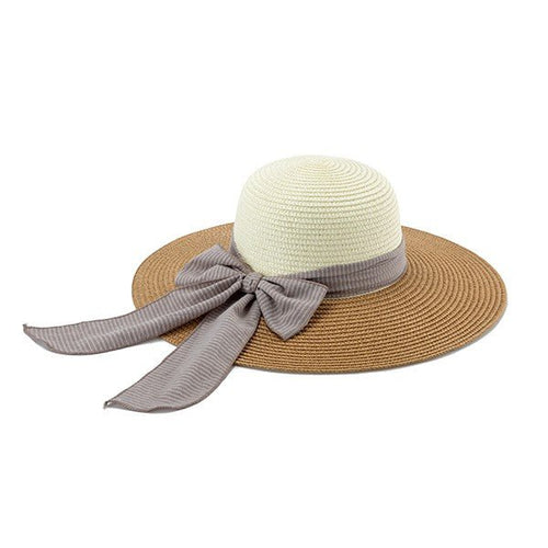 RIBBON BAND STRAW HAT - p3 Boutique