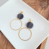 Sadie Earrings - Black - p3 Boutique