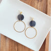 Sadie Earrings - Black - p3 Boutique