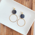 Sadie Earrings - Black - p3 Boutique