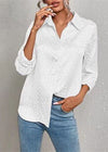Satin leopard print button down shirt - p3 Boutique