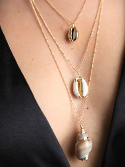 SHELL LAYERED NECKLACE - p3 Boutique