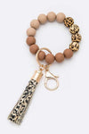 Silicon Printed Beads Tassel Bracelet Key Chain - p3 Boutique