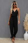 Sleeveless Floral Print Knot Side Cami Jumpsuit - p3 Boutique