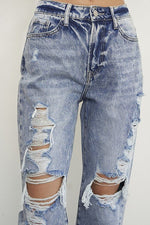 SLIM BOYFRIEND JEANS - p3 Boutique