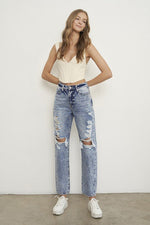 SLIM BOYFRIEND JEANS - p3 Boutique