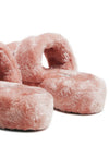 SMOOTHIE FUR SLIP - ON FLATS - p3 Boutique