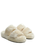 SMOOTHIE FUR SLIP - ON FLATS - p3 Boutique