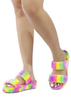 SMOOTHIE FUR SLIP - ON FLATS - p3 Boutique